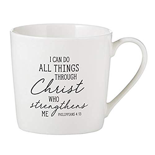 Creative Brands Mug-Cafe-I Can Do All Things (14 Oz)