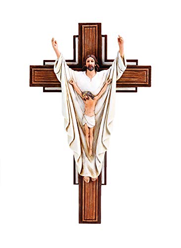 Roman Risen Christ Wall Crucifix 10"