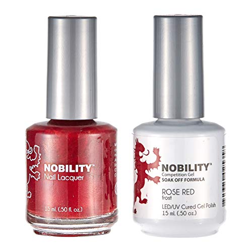 Lechat Nobility ‚Äì Gel Polish & Nail Lacquer Set - Collection 2-5oz (Rose Red NBCS085)