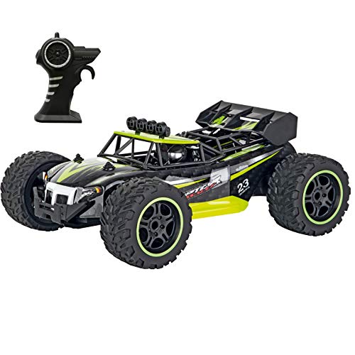 Carrera RC 160014 Green Buggy 2.4 Ghz Radio Remote Control Car Vehicle with Full Function Steering 1:16 Scale