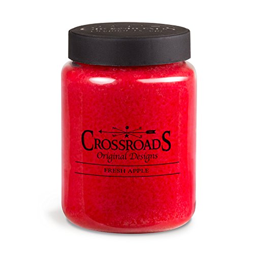 Crossroads Fresh Apple Scented 2-Wick Candle, 26 Ounce