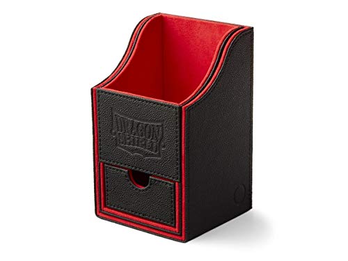 Arcane Tinmen Store Dragon Shield: Nest Plus Deck Box - Black & Red, Large AT-40204