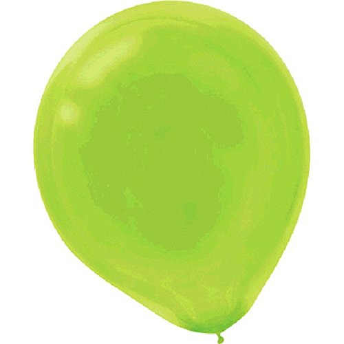 Amscan Packaged Latex Party Balloons (20 Piece), 9", Kiwi