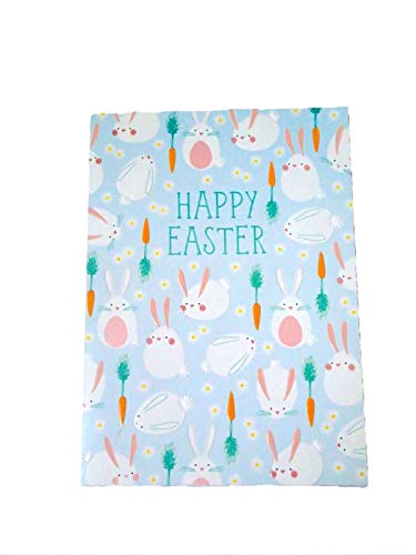 Design Design Easter Card JOYFUL SPRING Easter Bunny Carrots American Greeting Card