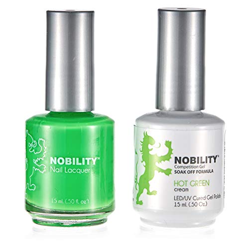Lechat Nobility ‚Äì Gel Polish & Nail Lacquer Set (Neon Collection) 0.5oz (Hot Green NBCS056)