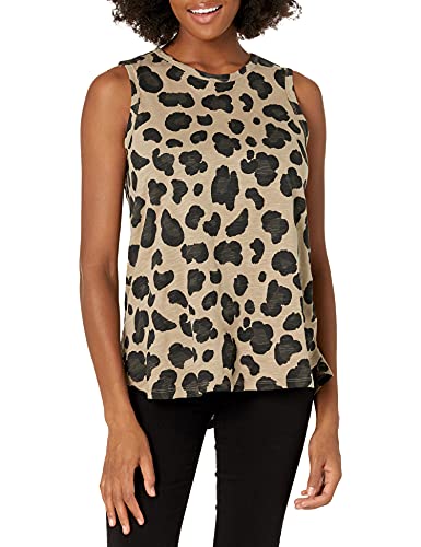 Mud Pie Women's Effie Tank, Tan, Large