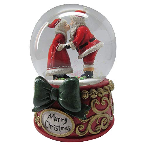 Kurt Adler Kurt S. Adler 100MM Mrs. Claus Musical Snowglobe, Multi