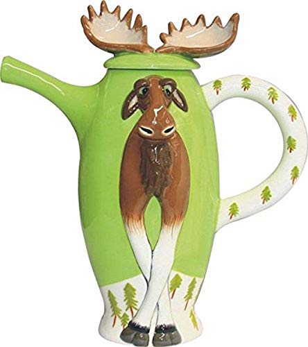 Blue Sky Clayworks Clayworks Milu Deer Teapot, 8.5 x 5.5 x 9.5