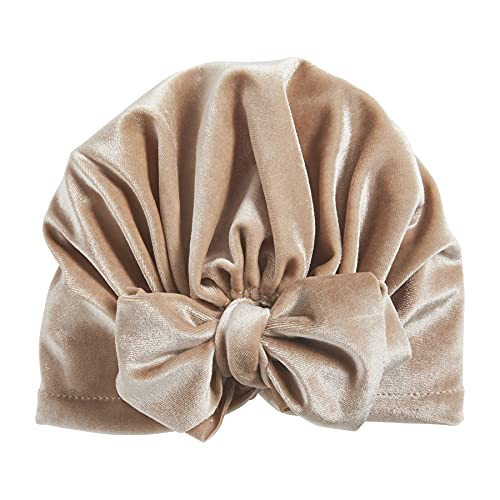 Mud Pie Baby Girls' Gray Velvet Bow Hat, One Size