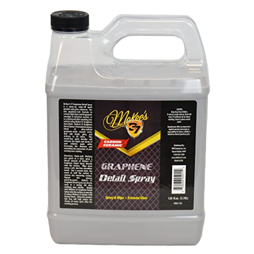 McKee's 37 Graphene Detail Spray (High Gloss Final Touch Top Coat Detailer & Enhancer), 128 fl. oz.