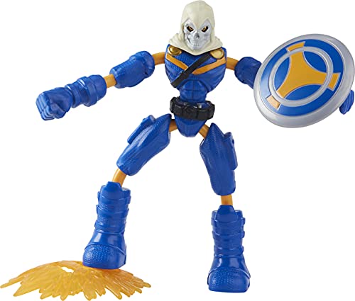 Hasbro Avengers Marvel Bend and Flex Action Figure Toy, 6-Inch Flexible Taskmaster Figure, Includes Accessory, for Kids Ages 4 and Up