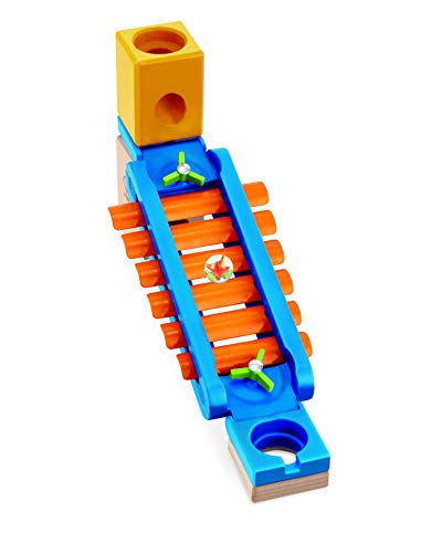 Hape Quadrilla Sonic Playground Marble Run Attachment, 13Piece