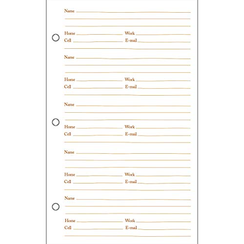 LANG Address Book Refill Pages (0113100)