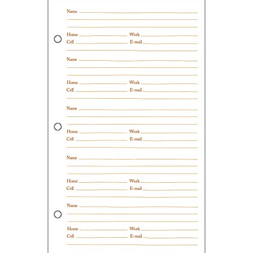 LANG Address Book Refill Pages (0113100)