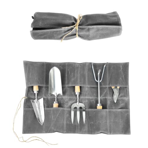 Esschert Waxed Canvas Garden Tool Pouch