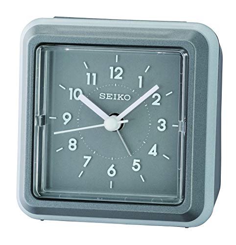 Seiko ENA Alarm Clock, Grey
