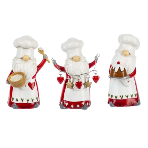 Ganz MX183592 Cooking Gnome Figurines, Set of 3