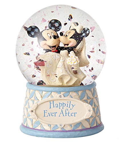 Enesco Disney Traditions Mickey and Minnie Wedding Waterball