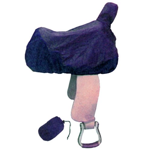 Intrepid International Western Nylon Saddle Cover with Tote, Navy