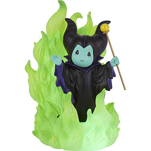 Precious Moments 202040 Disney Villains Maleficent You Get Me All Fired Up LED Resin Figurine, One Size, Multicolored