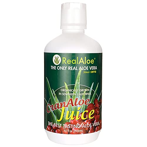Real Aloe Cranaloe Juice 32 fl Ounce (960 ml) Liquid