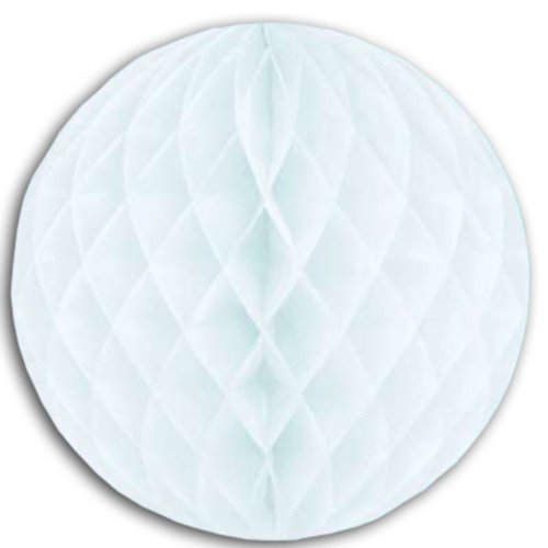 Beistle White Tissue Ball Holiday Decoration