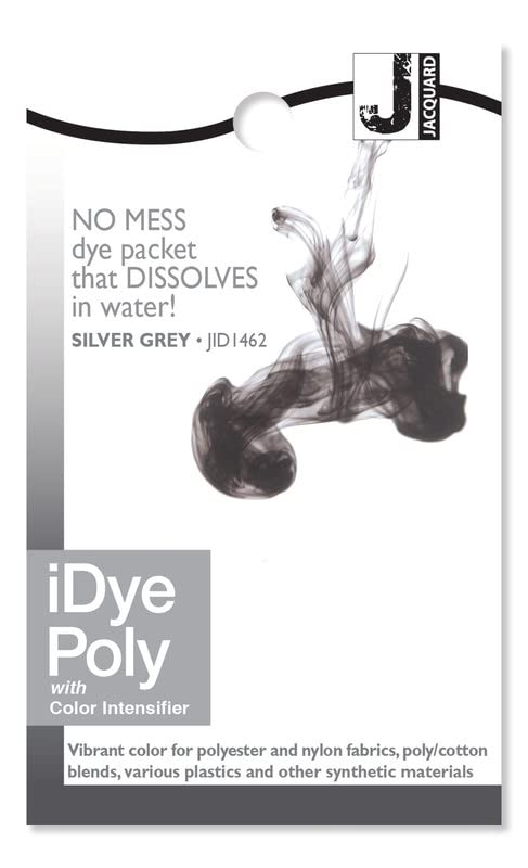 Jacquard IDYE-462 iDye Poly, 14 Grams, Silver Grey