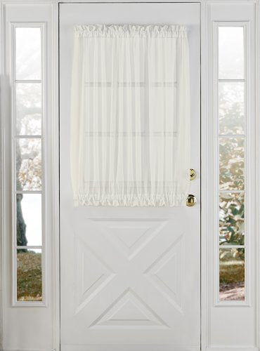 Belle Maison Stylemaster Elegance Sheer Voile Door Panel, 60" x 40‚Äö√Ñ√π, Beige