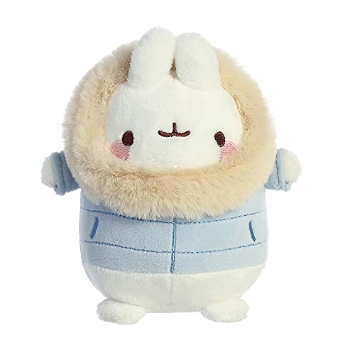 Aurora World Molang - 6" Winter Jacket Molang, White