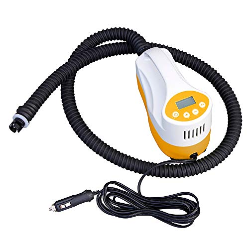 Swimline Solstice Watersports Automatic Electric Inflatables High Pressure Digital HPI Pump DC Accessory Outlet (1-16 PSI)