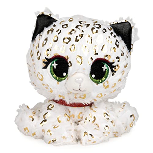 GUND P.Lushes Designer Fashion Pets 24K Carti Snow Leopard Stuffed Animal Soft Plush, 6-inch Height, Gold Metallic