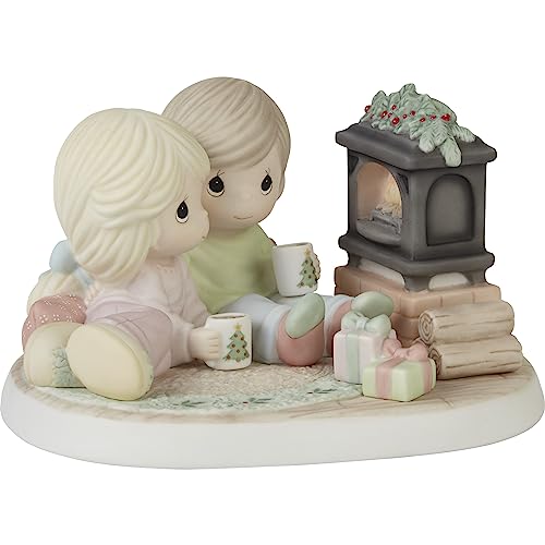 Precious Moments 231039 Your Love Makes My Heart Warm Bisque Porcelain Figurine