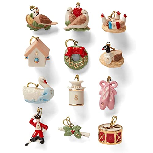 Lenox Twelve Days of Christmas 12-pc Ornament Set Lenox