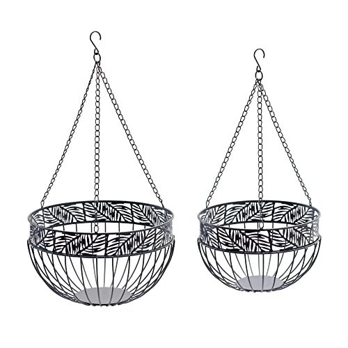 Melrose 85123 Hanging Planter, Set of 2