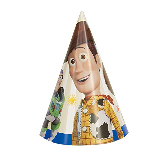 Unique Industries Unique Disney Toy Story 4 Party Hats, 8 Ct, Multicolor, One Size