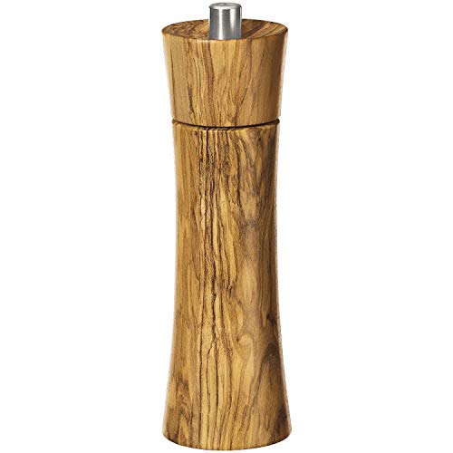 Frieling Zassenhaus "Frankfurt" Olive Wood Ceramic Pepper Mill