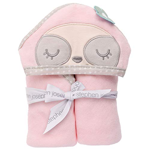 Stephen Joseph Hooded Bath Towel, Sloth, SJ119510