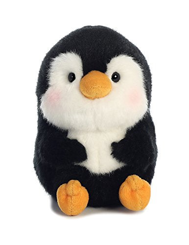 Aurora World Rolly Pet Peewee Penguin Plush, 5", NA