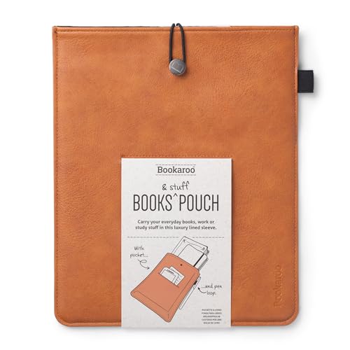 Bookaroo Book & Stuff Pouch Brown
