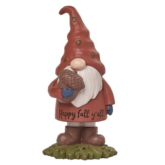 Blossom Bucket Gnome with Acorn, Happy Fall Y'all