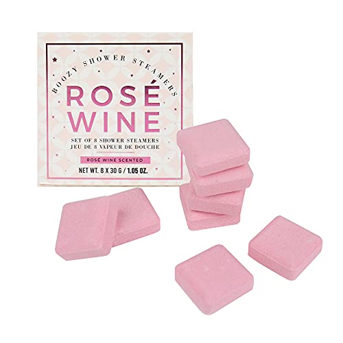 Gift Republic Set of 8 Shower Steamers Gift Pack Ros‚àö¬© Wine Scent (8X 30 Gram), White