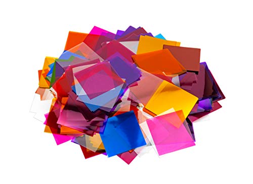 Hygloss Products 78015 Mosaic 1.5" Squares Cello - 1500, 8 Assorted Colors