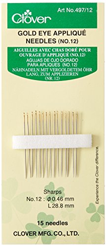 CLOVER Gold Eye Applique, No. 12