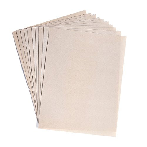 Hygloss Products Velour Paper - Soft, Velvety Surface Works With Printers  Gray, 8-1/2 x 11 Inches - 10 Pack
