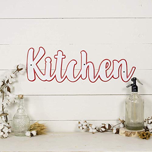 VIP FC1016 Word Kitchen Wall Decor, 26-inch Width, Metal