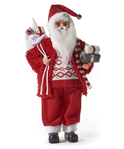 Giftcraft 666582 Standing Santa Figurine, 18-inch Height