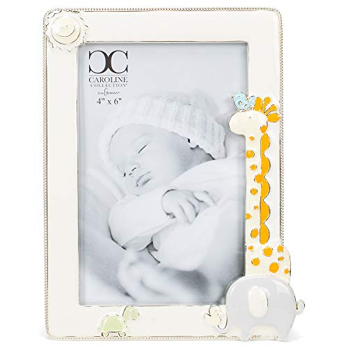 Roman 7 Inch Height Giraffe, Elephant Frame 4x6
