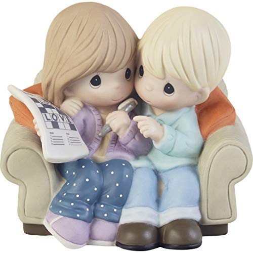 Precious Moments 203003 Love is The Answer Bisque Porcelain Figurine