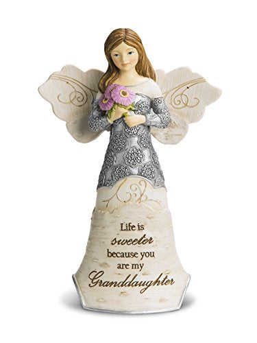Pavilion Gift Company 82349 Granddaughter Angel Figurine, 5-1/2-Inch