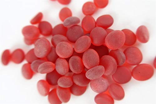 Chessex 1184 Crystal Red Frosted Glass Gaming Stones